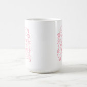 Mug Pâques Il A Risqué Christian Script Stylish Rose (Centre)