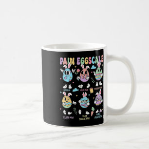 Mug Pâques Jour La Douleur Échelle Rétro Infirmière Tr