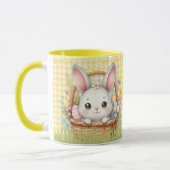 Mug Pâques joyeuses et dynamiques dans un arrière - pl (Gauche)