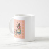 Mug Pâques Lapin Poule Lapin Œufs (Devant gauche)
