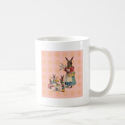 Mug Pâques Lapin Poule Lapin Œufs (Droite)