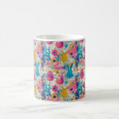 Mug Pâques Lapin Splash : Des teintes de bonheur (Centre)