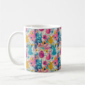 Mug Pâques Lapin Splash : Des teintes de bonheur (Gauche)