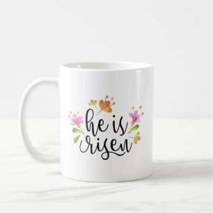 Mug Pâques Matthieu 28:6 Il est ressuscité