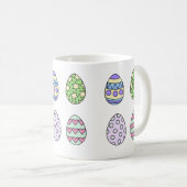 Mug Pâques oeufs mignons (Devant droit)