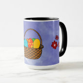 Mug Pâques Panier Musique (Devant droit)