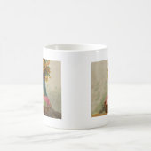 Mug Pâques Panier Œufs Fleurs Antique (Centre)