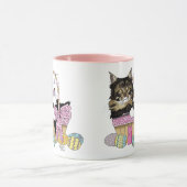 Mug Pâques Panier Tabby Kitten (Centre)