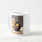 Mug Pâques poulet et poulet (Devant gauche)