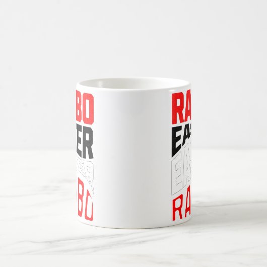 Mug Pâques Rambo. (Centre)