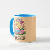 Mug Pâques : Une Ode aux Couleurs et à la Joie (Devant gauche)
