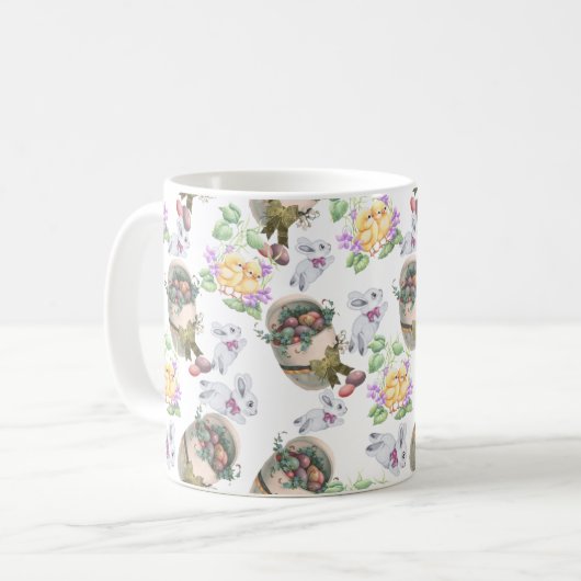 Mug Pâques vintage (Devant gauche)