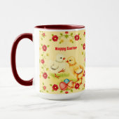 Mug Pâques Vintage Collection de vacances de poulet (Gauche)