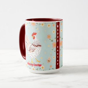 Mug Pâques Vintage Vacances au poulet