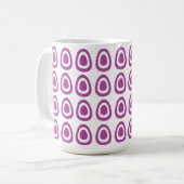 Mug Pâques Violet Œufs de Pâques Pâques (Devant gauche)