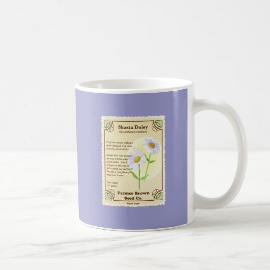 Mug Paquet de semences Shasta Daisy (Droite)