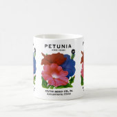 Mug Paquet de semences Vintage Petunia (Centre)