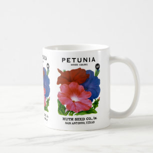 Mug Paquet de semences Vintage Petunia