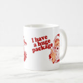 Mug Paquet énorme de Santa (Devant droit)
