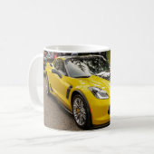 Mug Paquet jaune Chevrolet Corvette de C7 z07 (Devant gauche)