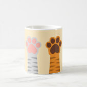 Mug Paquets de chat vers le haut (Centre)