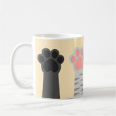 Mug Paquets de chat vers le haut (Gauche)