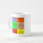 Mug Paquets De Chiots Mignons En Carré (Devant gauche)