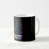 Mug Paquets Fiers Cute Kitten Rainbow Cat Feline (Devant droit)