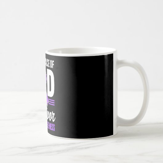 Mug Par la grâce de dieu un survivant sensibilisation (Droite)