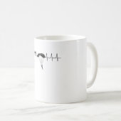 Mug Parachute Heartbeat Skydiving Sykdive Pulse (Devant droit)