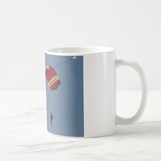 Mug Parachutisme comme il se rapporte à garder un (Droite)
