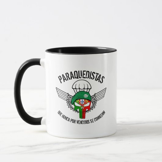 Mug Parachutisme crânien portugais (Gauche)