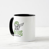 Mug Parachutisme crânien vert portugais (Devant gauche)