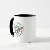 Mug Parachutisme crânien vert portugais (Devant gauche)