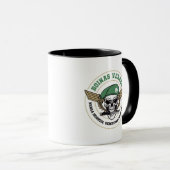 Mug Parachutisme crânien vert portugais (Devant droit)