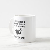 Mug Parachutisme d'idiot (Devant gauche)