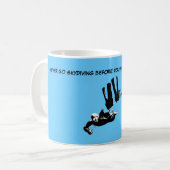 Mug Parachutisme drôle (Devant gauche)
