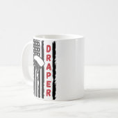 Mug Parachutisme vintage Draper (Devant gauche)