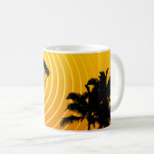 Mug parachutiste de scène du soleil (Devant droit)