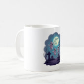 Mug Parade de chat fantôme (Devant gauche)