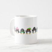 Mug Parade de manchots (Devant gauche)