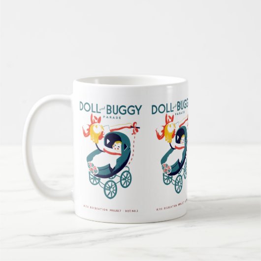 Mug Parade poupée et buggy (Gauche)