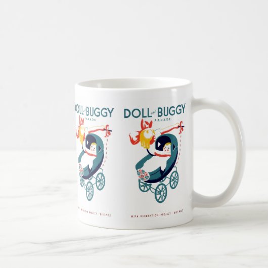 Mug Parade poupée et buggy (Droite)