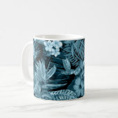 Mug Paradis Aquarelle Tropical: Fleur de Jungle (Devant gauche)