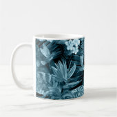 Mug Paradis Aquarelle Tropical: Fleur de Jungle (Gauche)