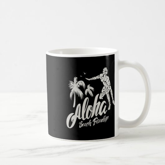 Mug Paradis de plage Aloha Surf Surfing (Droite)
