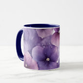 Mug Paradis des Fleurs de Violets (Devant gauche)