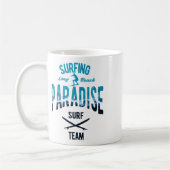 Mug Paradis du Surf Long Beach Surf Team Wave Rider D (Gauche)