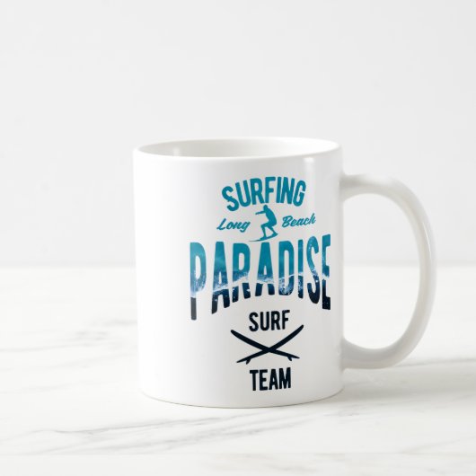 Mug Paradis du Surf Long Beach Surf Team Wave Rider D (Droite)