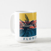 Mug Paradis du Surf Miami Beach Floride (Devant gauche)
